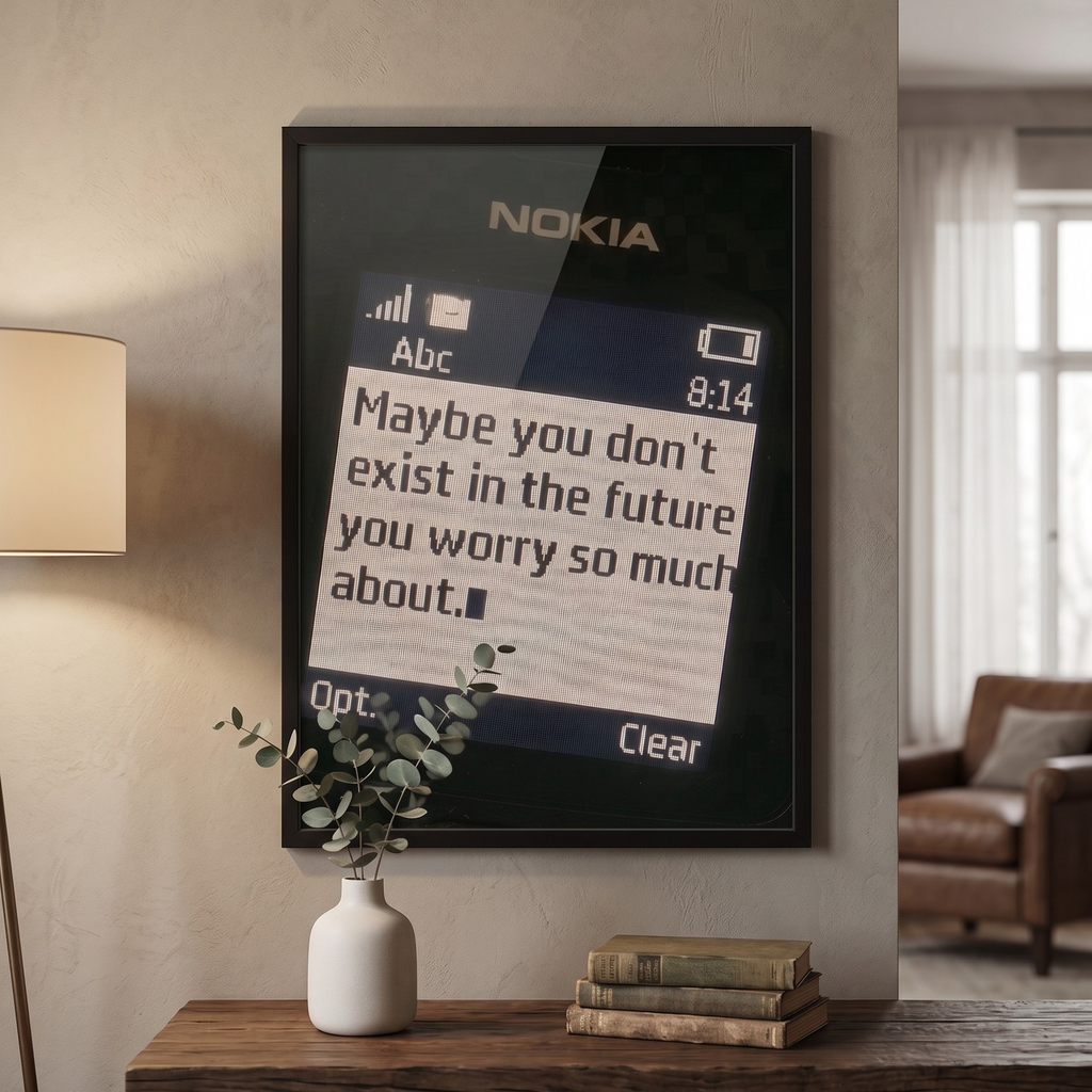The Illusion of Tomorrow – Vintage Mobile A3 Print