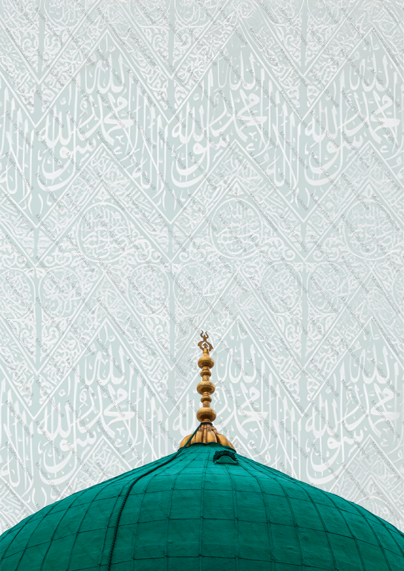 Sanctuary of the Beloved – The Green Dome Print