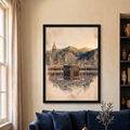 Heart of the Traveller  – Vintage Makkah Print